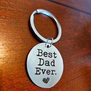 'Best Dad Ever' Keychain